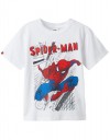 Λευκό κοντομάνικο μπλουζάκι Spider-Man για αγόρια, 100% βαμβάκι,slim fit. Λευκό κοντομάνικο μπλουζάκι Spider-Man για αγόρια, 100% βαμβάκι,slim fit.