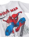 Λευκό κοντομάνικο μπλουζάκι Spider-Man για αγόρια, 100% βαμβάκι,slim fit. Λευκό κοντομάνικο μπλουζάκι Spider-Man για αγόρια, 100% βαμβάκι,slim fit.