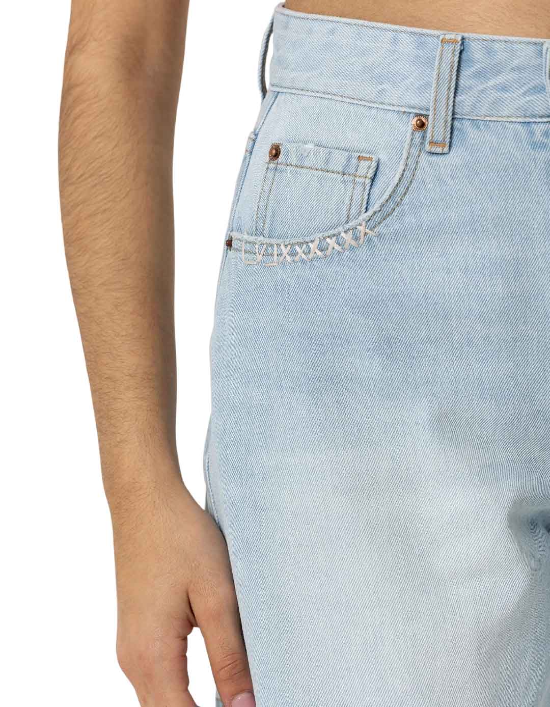 Mom Fit τζιν σορτς για κορίτσια με σκισίματα 100%cotton,μπλε. Mom Fit τζιν σορτς για κορίτσια με σκισίματα 100%cotton,μπλε.