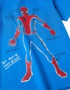 Παιδικό Μπλουζάκι Spiderman Μπλε Zippy 100% Βαμβάκι με Πιστοποίηση Oeko-Tex.Slim Fit.