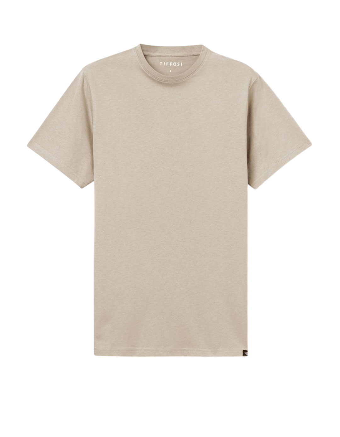 Βαμβακερό μπεζ  T-shirt TIFFOSI για παιδιά-Εφήβους (10-18 Ετών) - Μοντέρνο & Άνετο.Regular Fit,100% βαμβάκι.