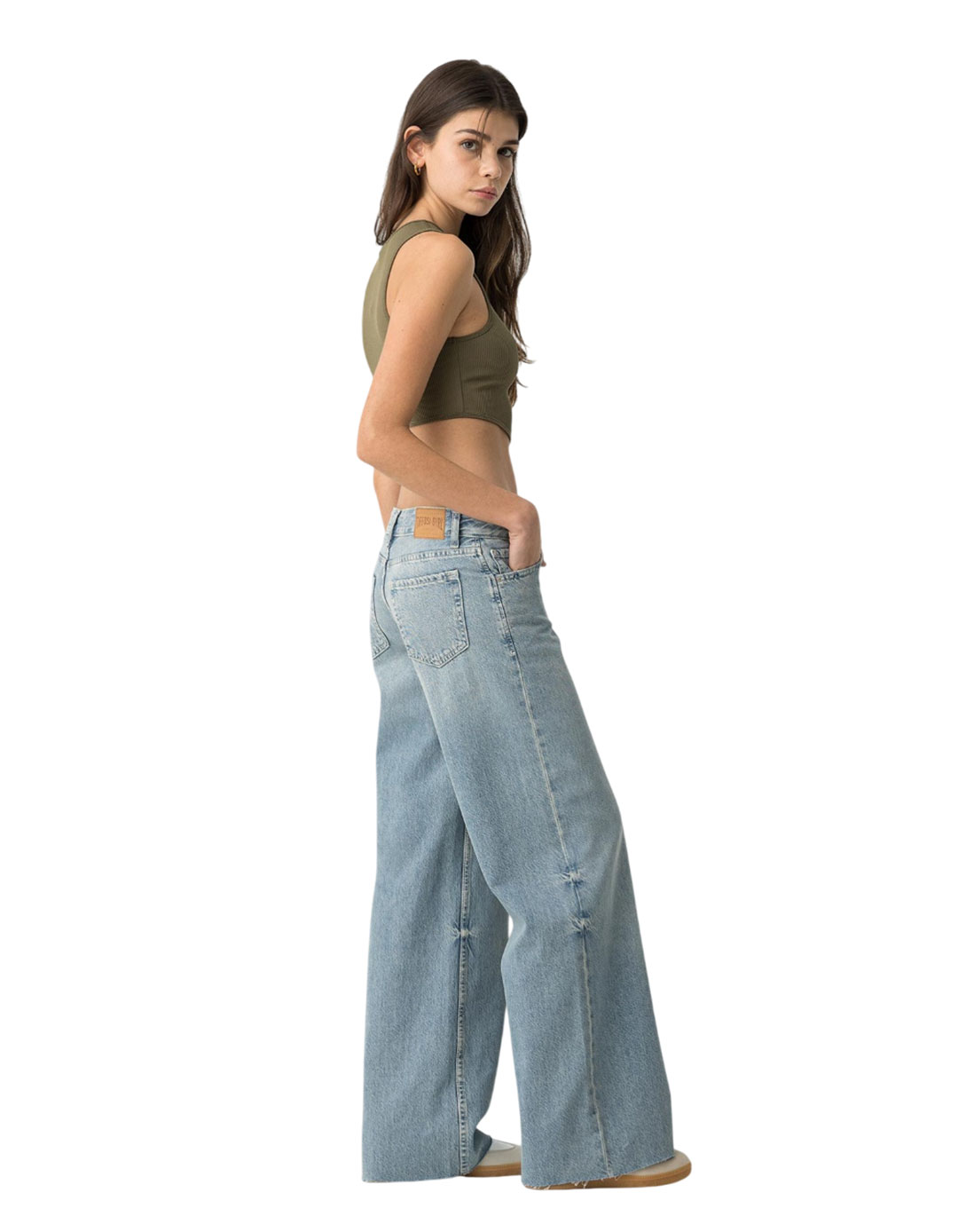 Tiffosi Wide Leg Παιδικό Τζιν μπλε– 100% Βαμβακερό, Άνετη Γραμμή. Tiffosi Wide Leg Παιδικό Τζιν μπλε– 100% Βαμβακερό, Άνετη Γραμμή.