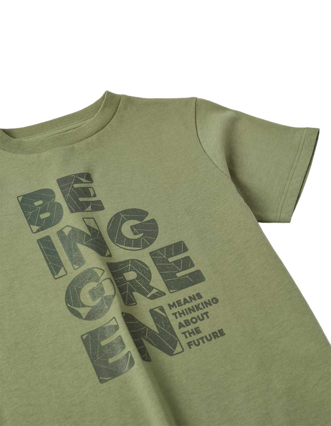 Λαδί κοντομάνικο μπλουζάκι για αγόρια, 100% βαμβάκι,slim fit. Λαδί κοντομάνικο μπλουζάκι για αγόρια, 100% βαμβάκι,slim fit.