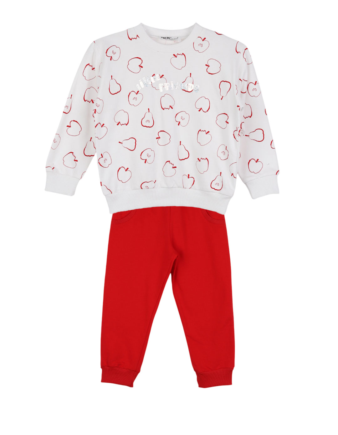 Παιδική Ανοιξιάτικη Φόρμα για Κορίτσια – NEK Kids Wear.Regular Fit, 100% βαμβάκι.