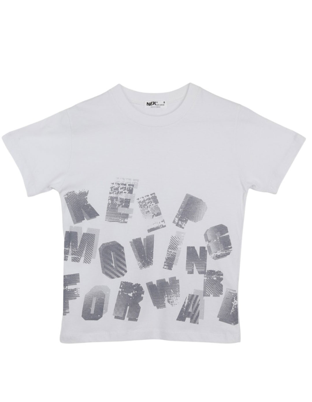 Σετ παιδικό για αγόρι λευκό-γκρι – Άνεση & Καλοκαιρινό Στυλ ,Regular Fit, 100% βαμβάκι. Σετ παιδικό για αγόρι λευκό-γκρι – Άνεση & Καλοκαιρινό Στυλ ,Regular Fit, 100% βαμβάκι.