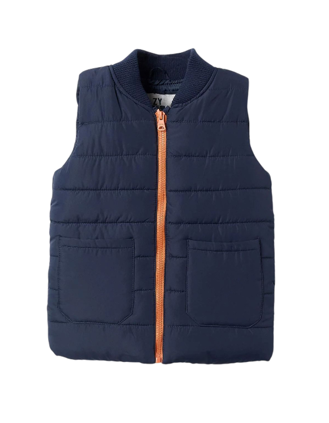 Zippy Παιδικό Γιλέκο με Επένδυση για Αγόρια  Σκούρο Μπλε,100% Πολυεστέρα.Slim Fit.