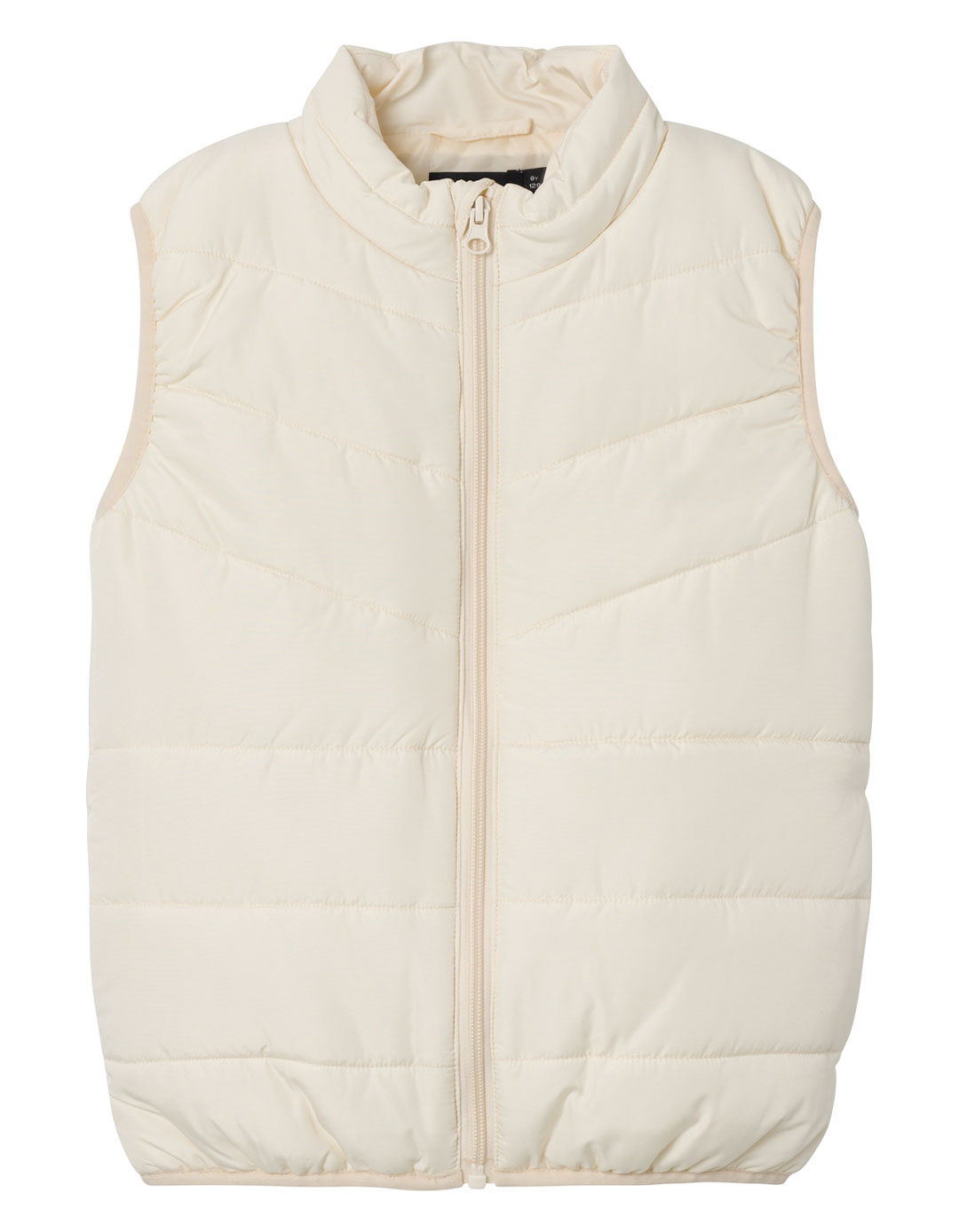 Αμάνικο μπουφάν, μπεζ για κορίτσι,Regular Fit,100% ανακυκλωμένος πολυεστέρας.