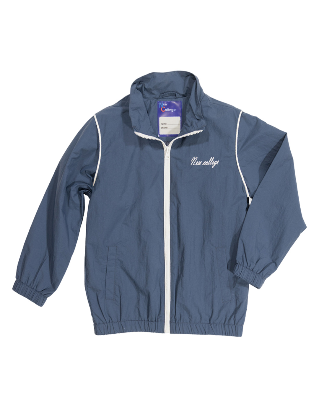 Παιδικό αντιανεμικό μπουφάν για αγόρια, μπλε, Regular Fit, 100% πολυεστέρας.