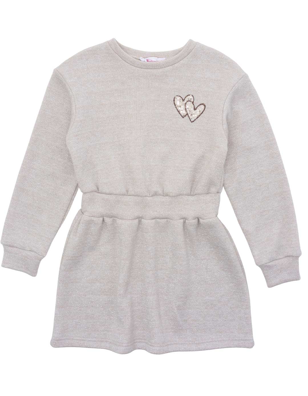 Πλεκτό φόρεμα για κορίτσι μπεζ, Regular Fit, 50%VISC, 28%POL, 22%NYL. Πλεκτό φόρεμα για κορίτσι μπεζ, Regular Fit, 50%VISC, 28%POL, 22%NYL.