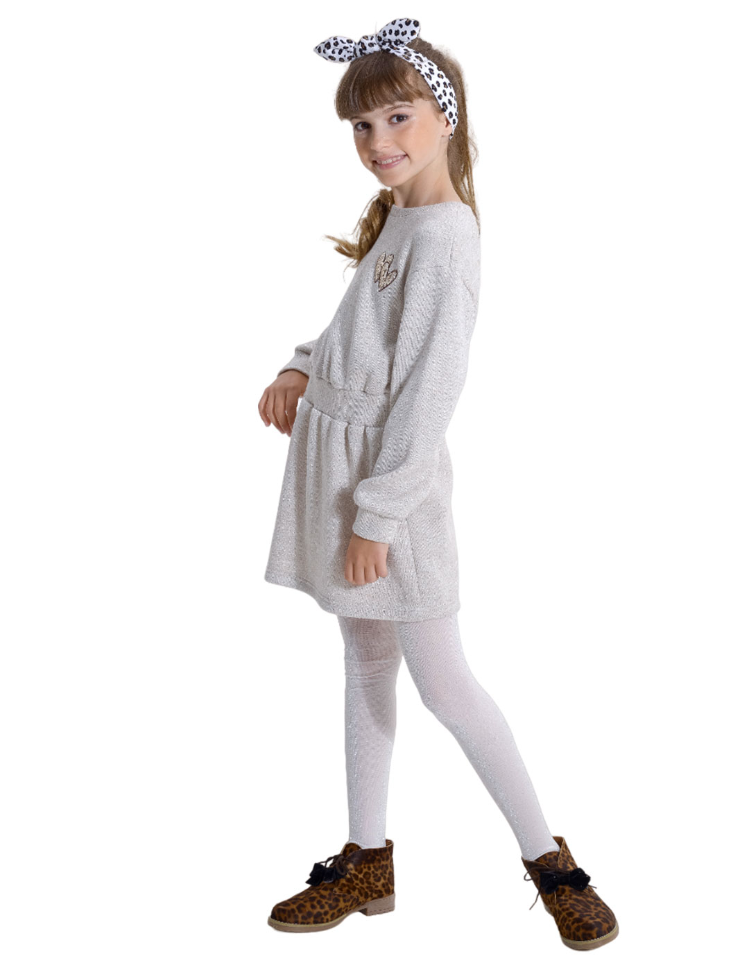 Πλεκτό φόρεμα για κορίτσι μπεζ, Regular Fit, 50%VISC, 28%POL, 22%NYL. Πλεκτό φόρεμα για κορίτσι μπεζ, Regular Fit, 50%VISC, 28%POL, 22%NYL.