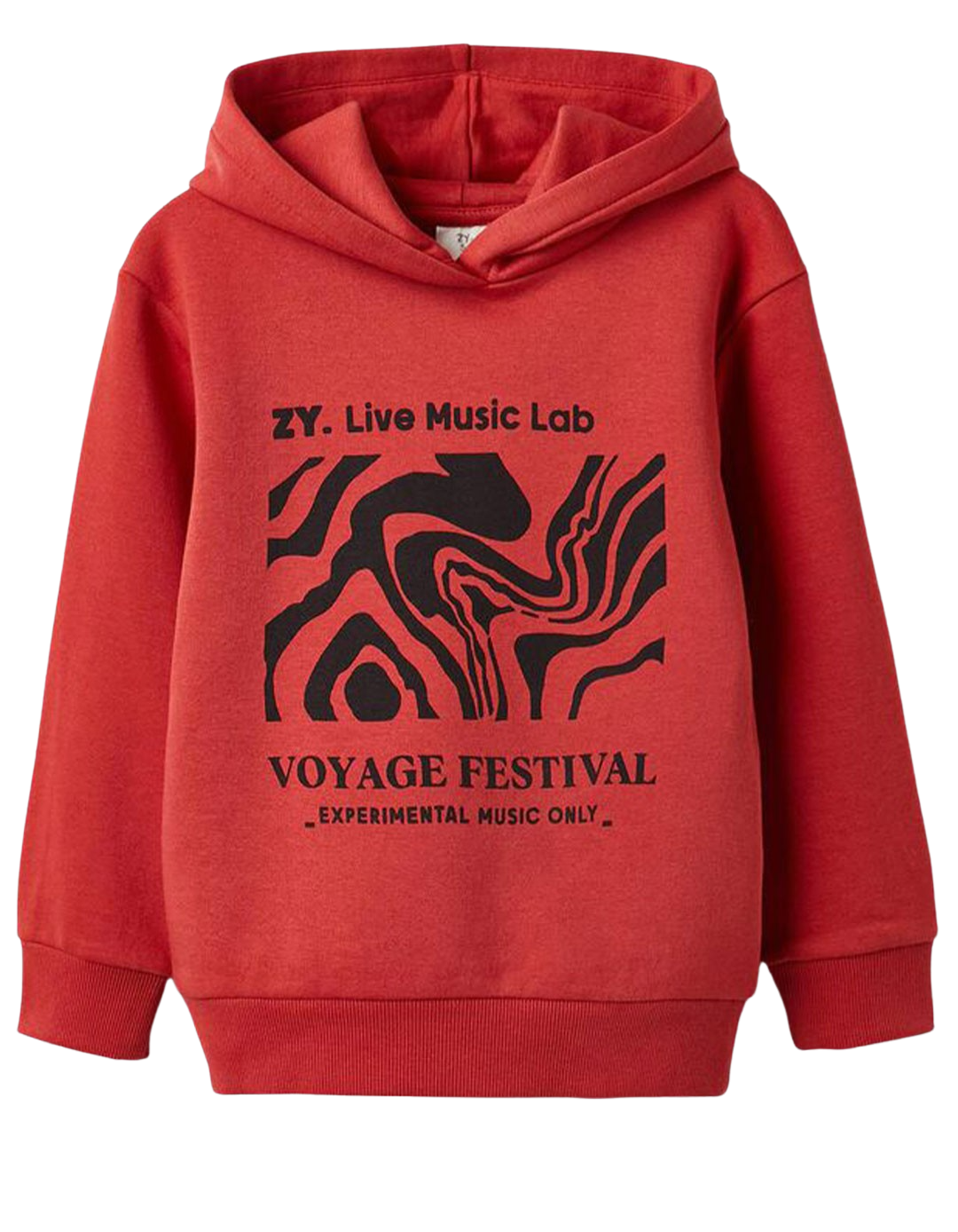 Φούτερ για αγόρι με κουκούλα, κόκκινο, Slim Fit,40% βαμβάκι, 60% πολυεστέρας.