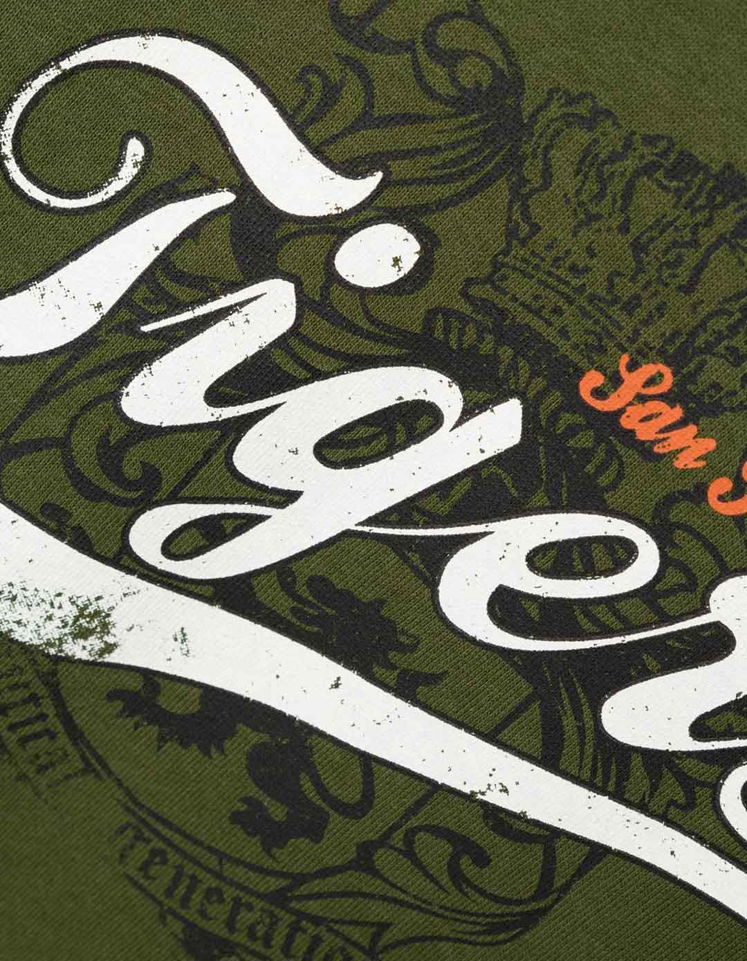 Φούτερ μπλούζα με κουκούλα για αγόρι, κυπαρισσί, Regular Fit, 100% βαμβάκι. Φούτερ μπλούζα με κουκούλα για αγόρι, κυπαρισσί, Regular Fit, 100% βαμβάκι.