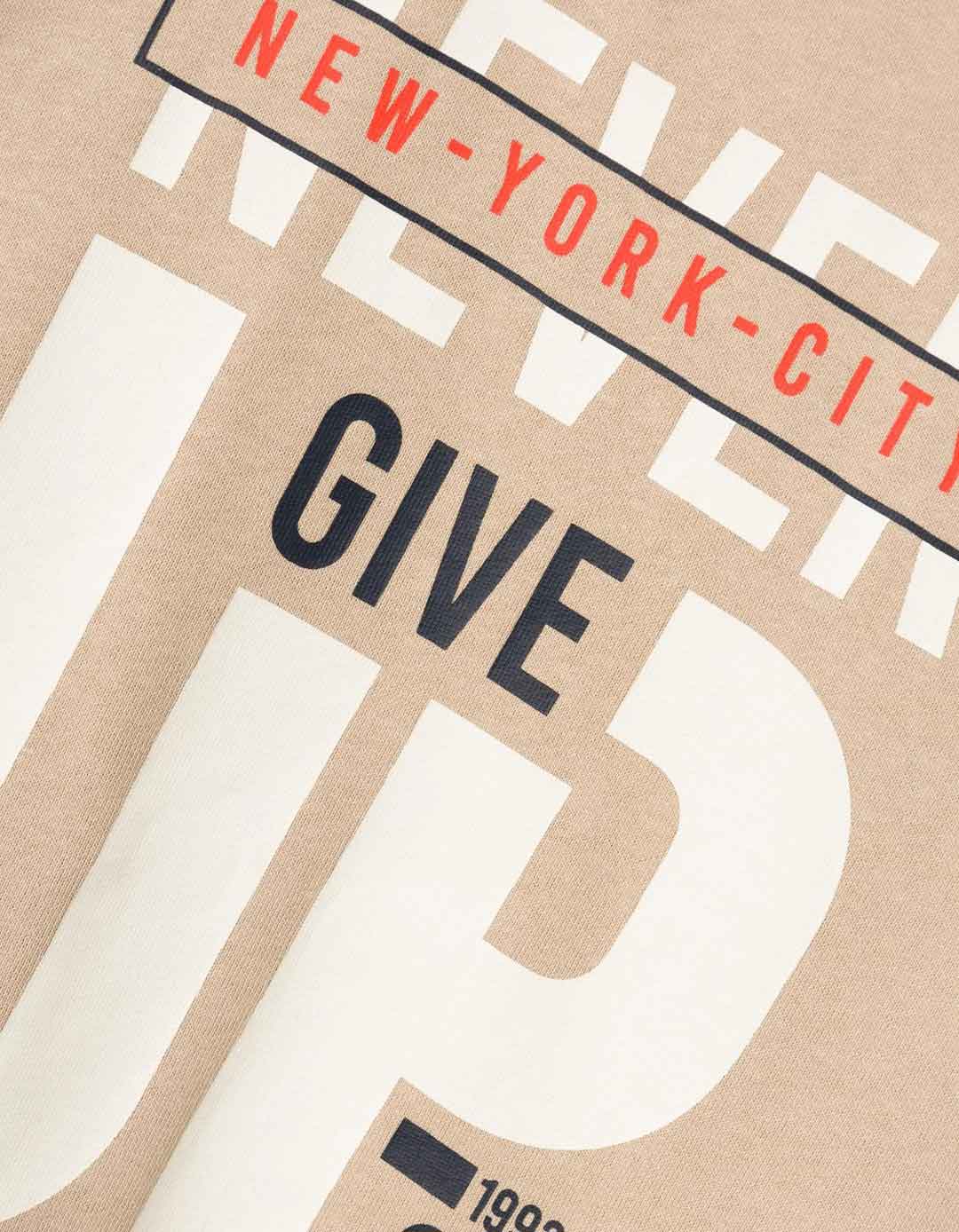 Φούτερ μπλούζα για αγόρι, μπεζ, Regular Fit,100% βαμβάκι. Φούτερ μπλούζα για αγόρι, μπεζ, Regular Fit,100% βαμβάκι.