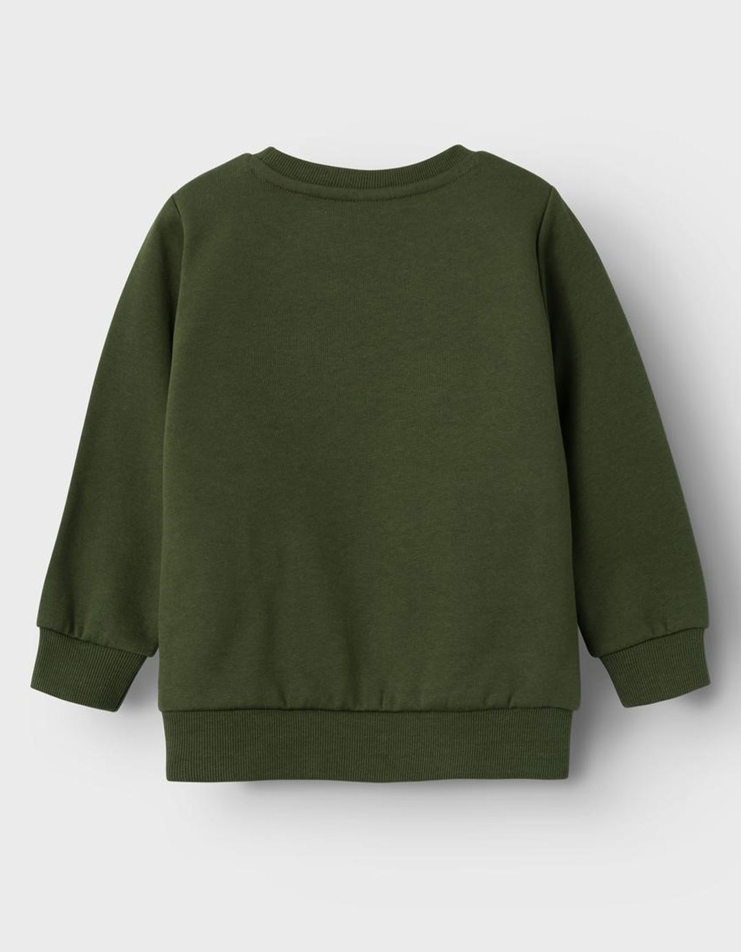 Φούτερ μπλούζα για αγόρι, κυπαρισσί, Regular Fit, 100% βαμβάκι.