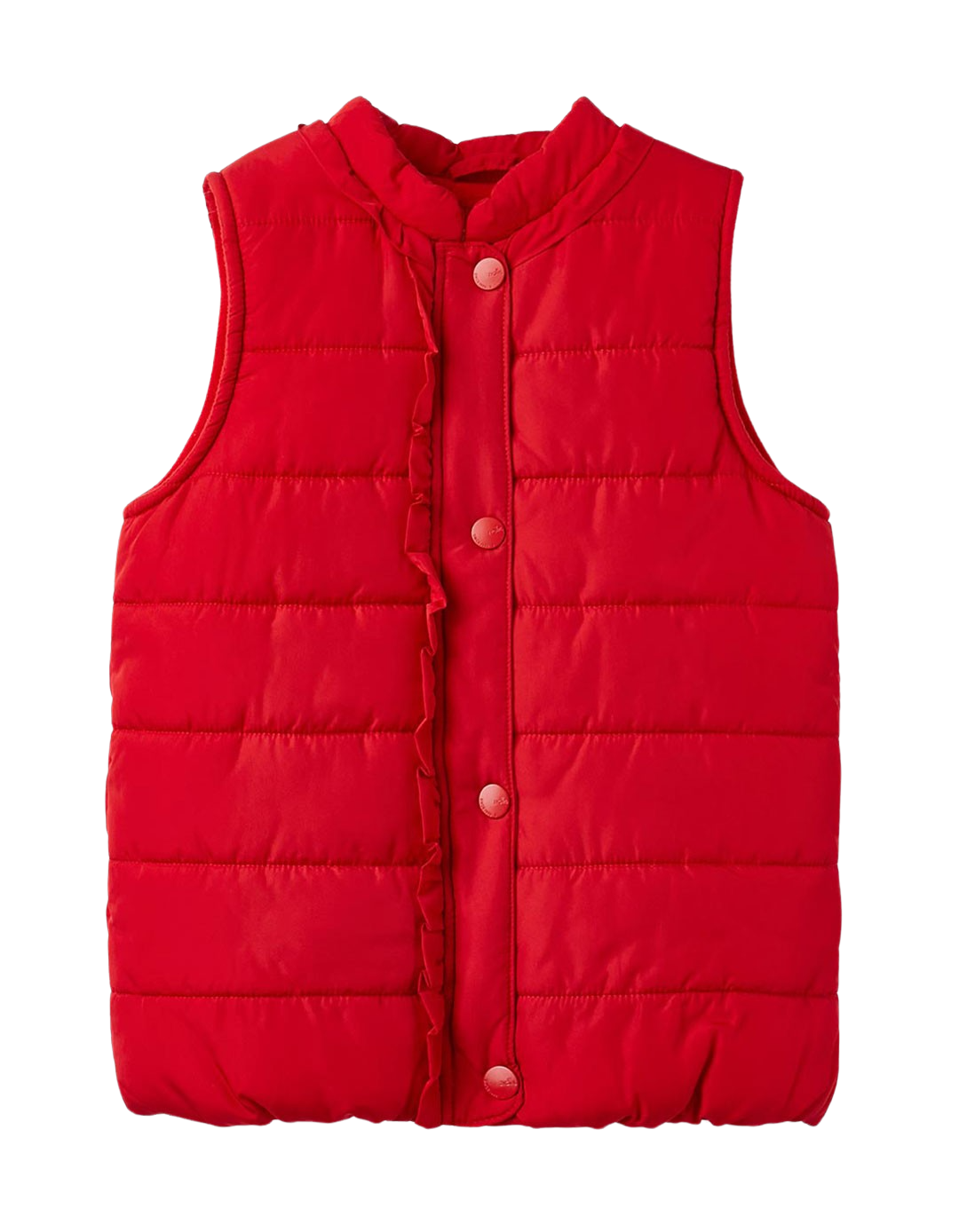 Κόκκινο γιλέκο με επένδυση για κορίτσια, Slim Fit, 100% πολυεστέρας. Κόκκινο γιλέκο με επένδυση για κορίτσια, Slim Fit, 100% πολυεστέρας.