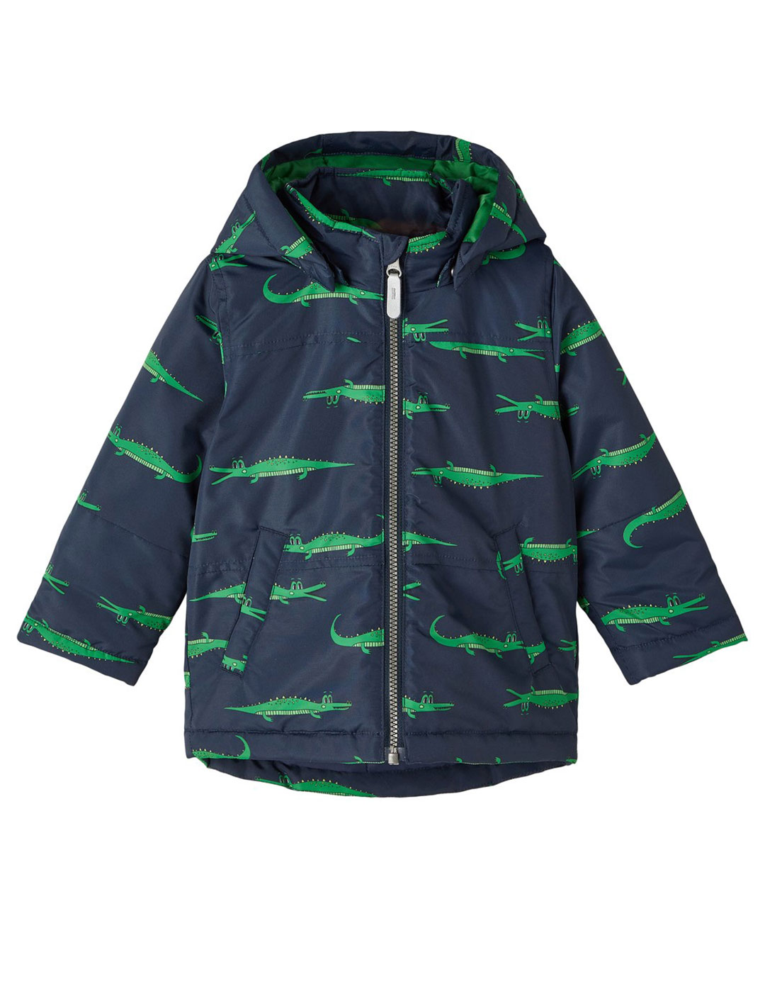 Παιδικό μπουφάν Name it ,υδατοαπωθητικό για αγόρι, μπλε, Regular Fit, 100% πολυεστέρας.