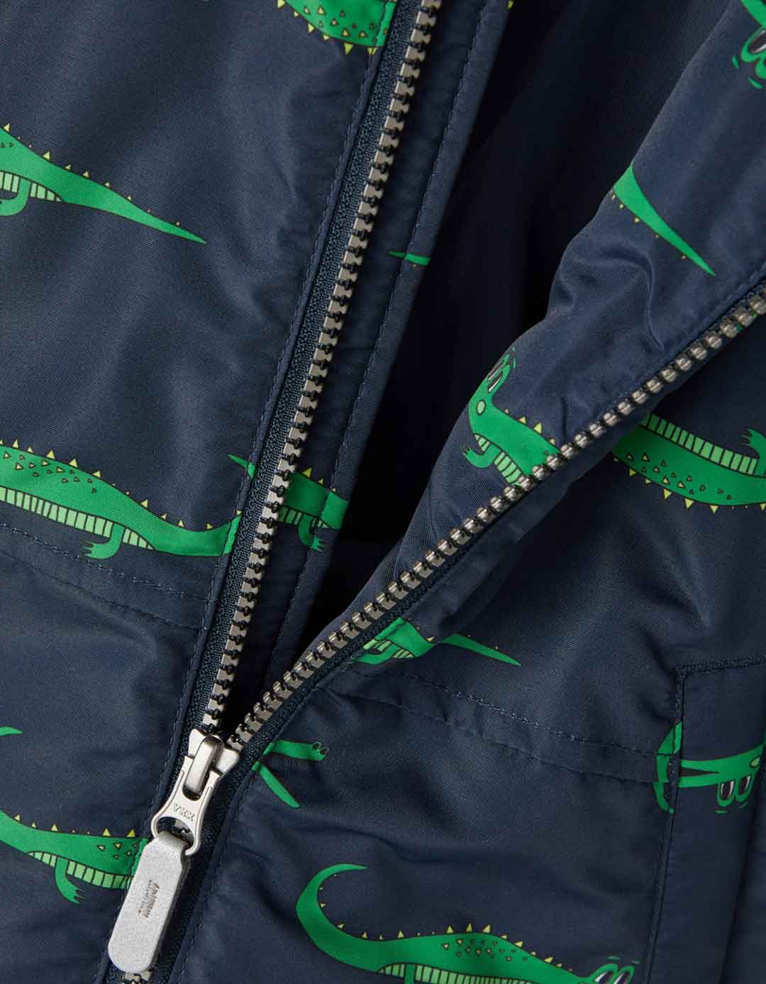 Παιδικό Μπουφάν Name It Μπλε Κροκόδειλος Παιδικό μπουφάν μπλε με σχέδιο κροκόδειλο Name It