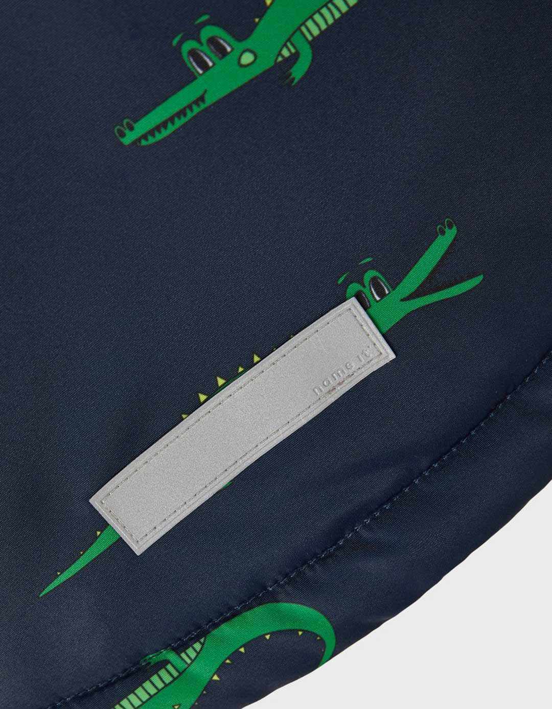 Παιδικό Μπουφάν Name It Μπλε Κροκόδειλος Παιδικό μπουφάν μπλε με σχέδιο κροκόδειλο Name It