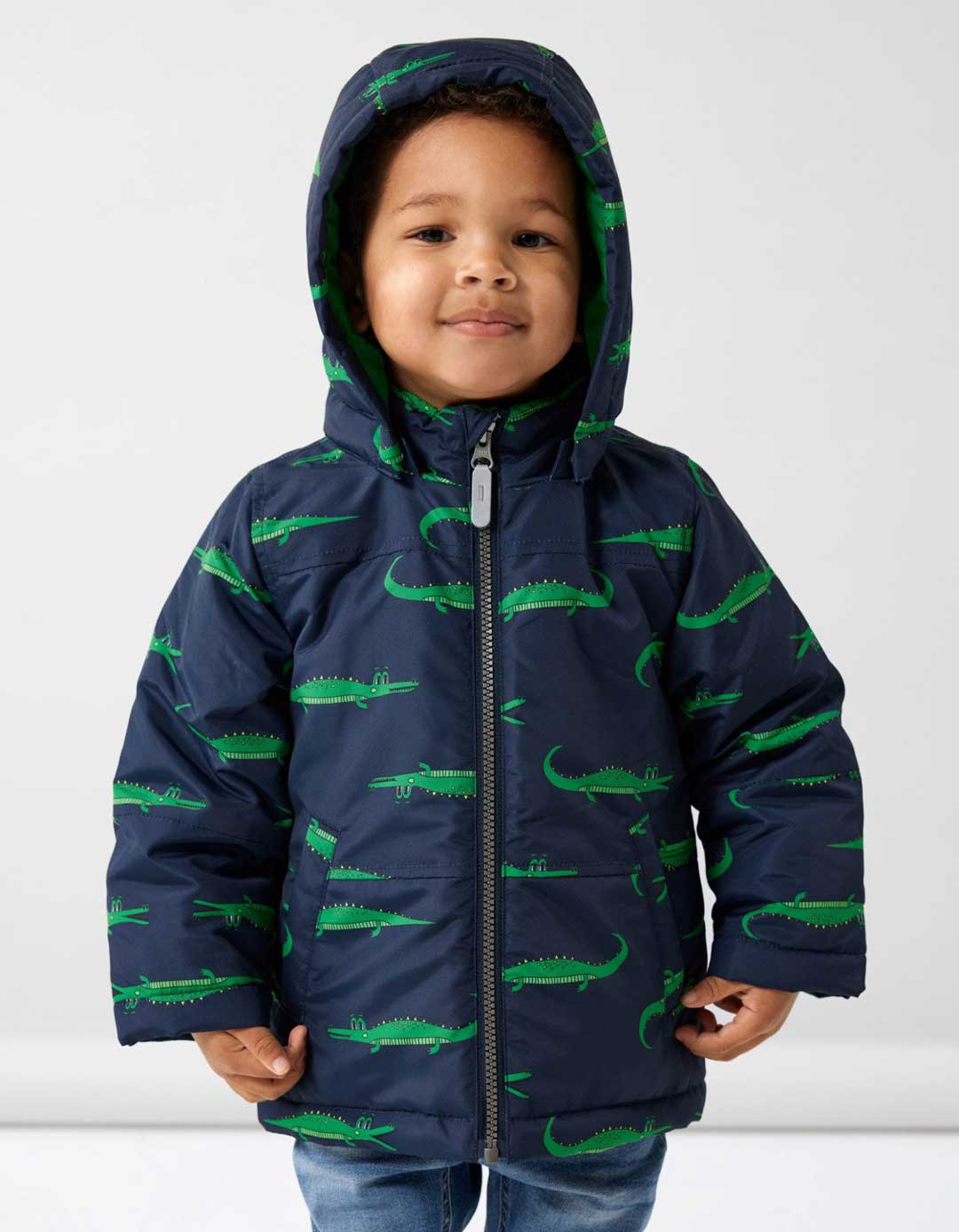 Παιδικό Μπουφάν Name It Μπλε Κροκόδειλος Παιδικό μπουφάν μπλε με σχέδιο κροκόδειλο Name It