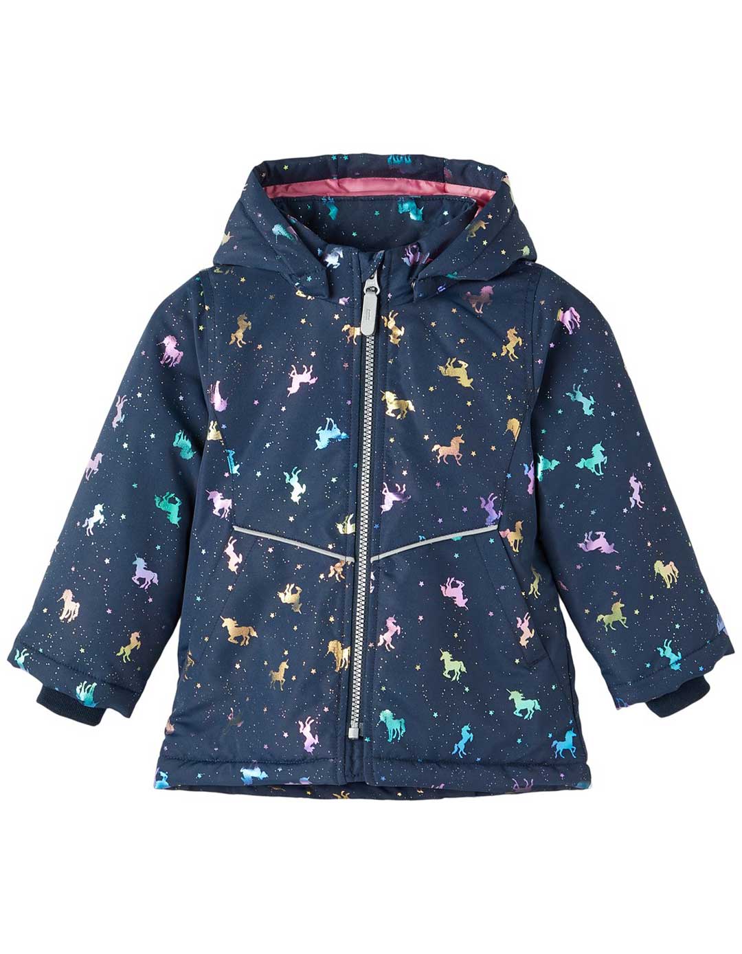 Παιδικό μπουφάν Name it ,υδατοαπωθητικό για κορίτσι, μπλε.