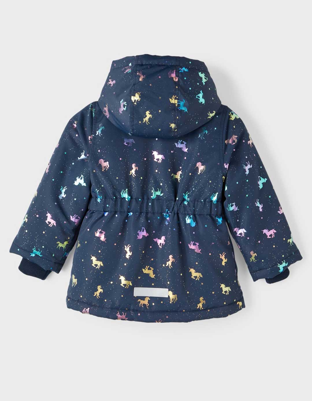 Παιδικό μπουφάν Name it ,υδατοαπωθητικό για κορίτσι, μπλε. Παιδικό μπουφάν Name it ,υδατοαπωθητικό για κορίτσι, μπλε.