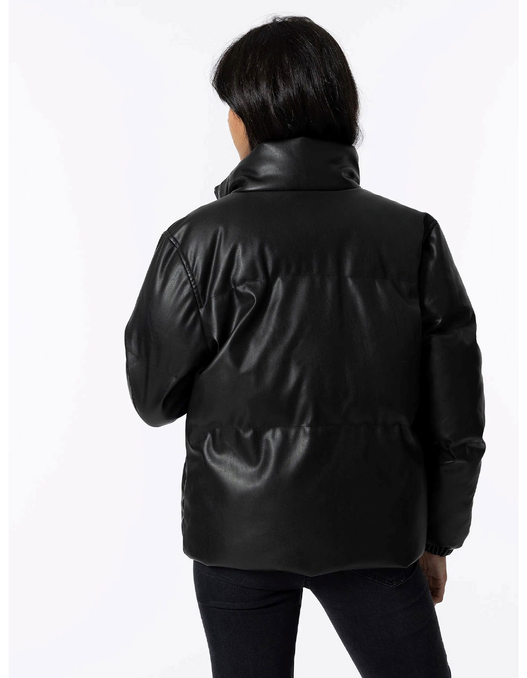 Δερμάτινο τζάκετ για κορίτσι, μαύρο, Regular Fit, 100% πολυουρεθάνη. Δερμάτινο τζάκετ για κορίτσι, μαύρο, Regular Fit, 100% πολυουρεθάνη.