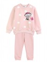 Παιδικό σετ φόρμα εποχιακή για κορίτσι ροζ, Regular Fit, 95% βαμβάκι, 5% ελαστάνη. Παιδικό σετ φόρμα εποχιακή για κορίτσι ροζ, Regular Fit, 95% βαμβάκι, 5% ελαστάνη.