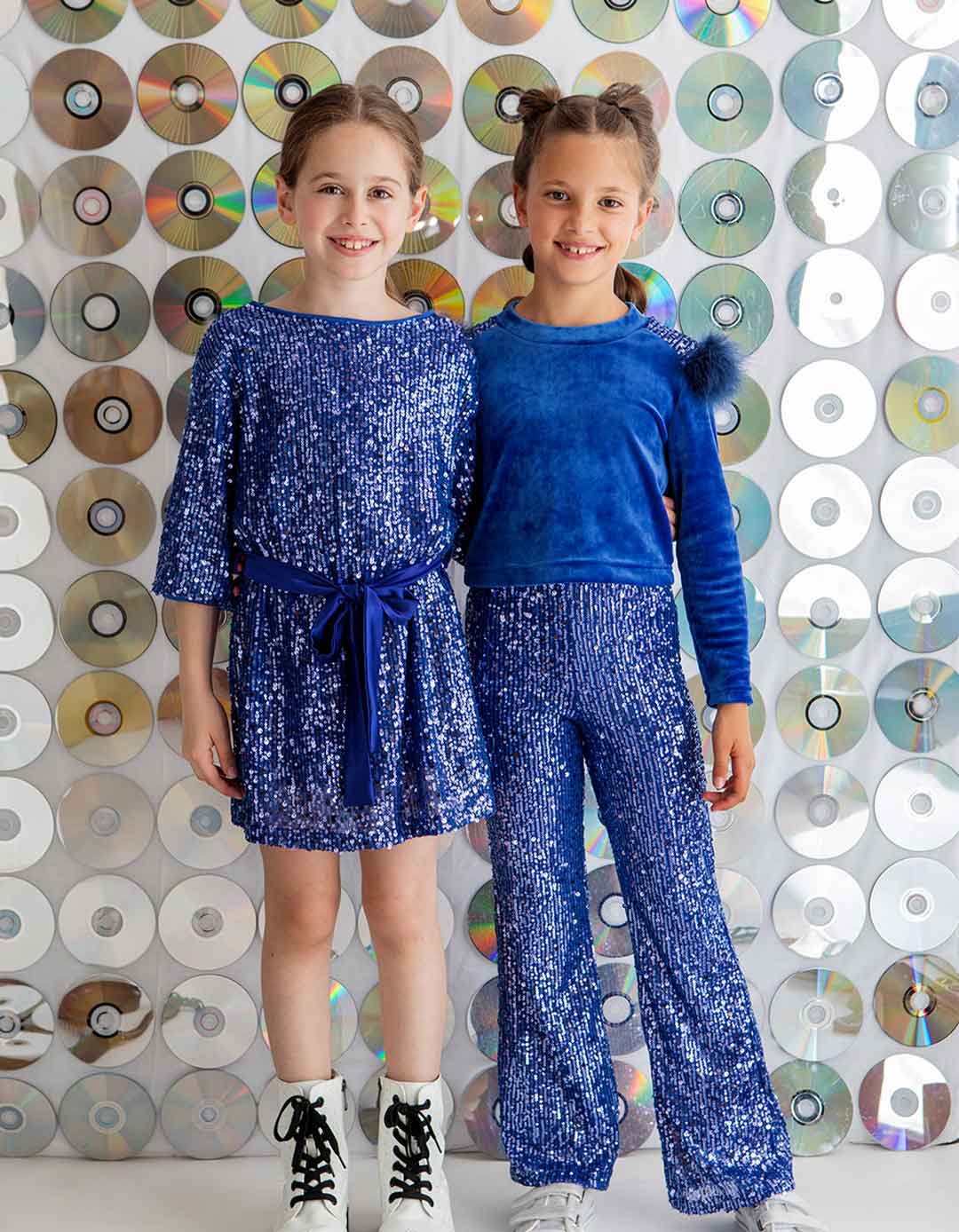 Παντελόνι για κορίτσι ρουά, Slim Fit, 95%pes, 5%sp, 100%pes.