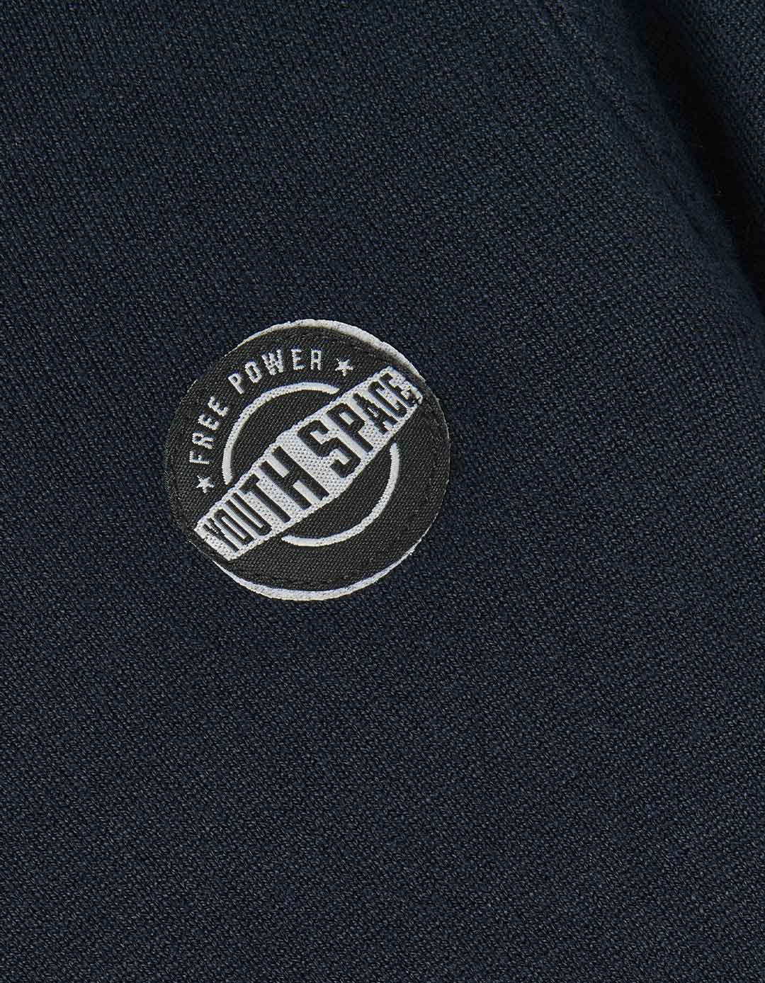 Παιδικό πλεκτό για αγόρι, μπλε, Regular Fit, 70% βισκόζη, 30% νάιλον.