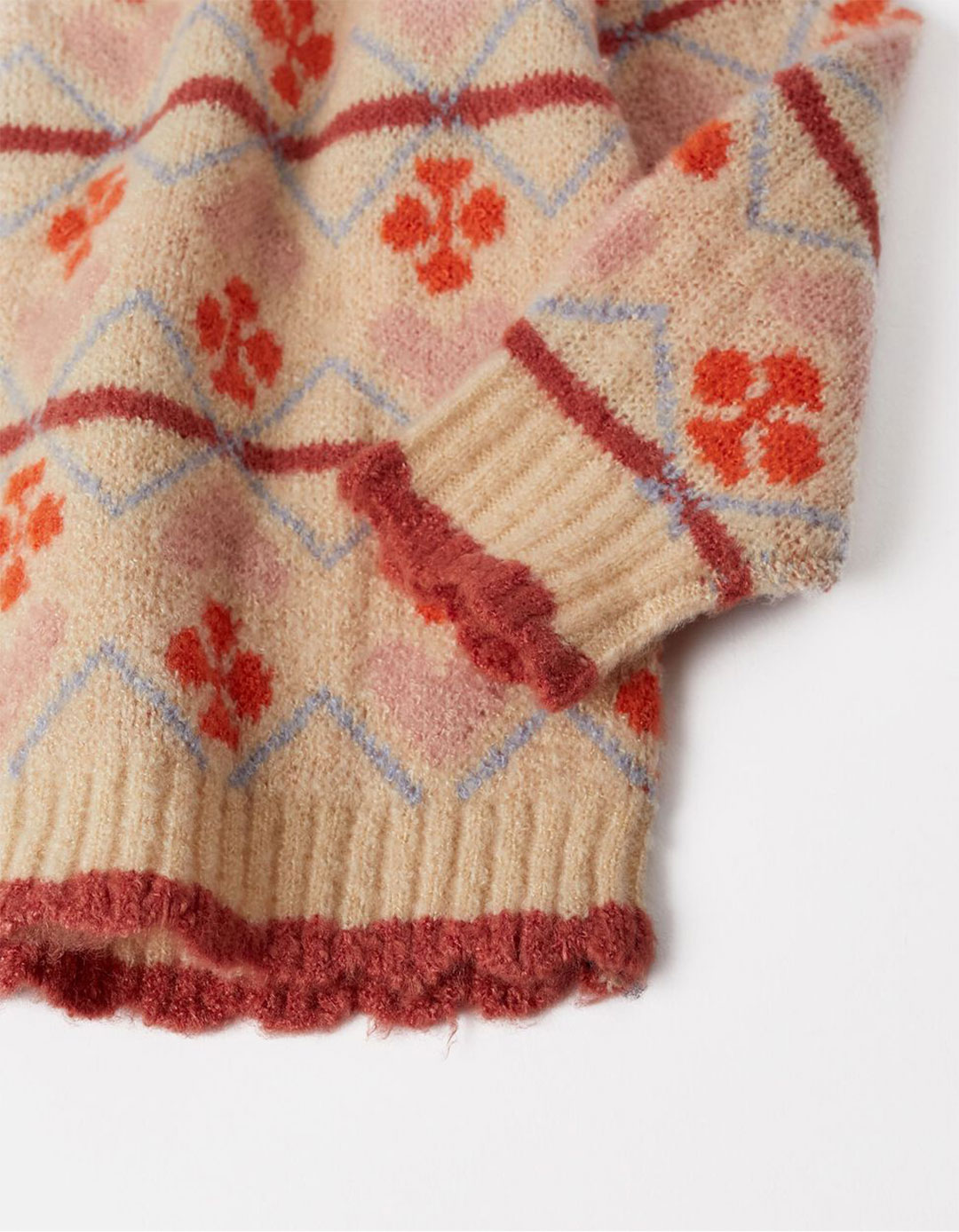 Πλεκτό κορίτσι μπεζ