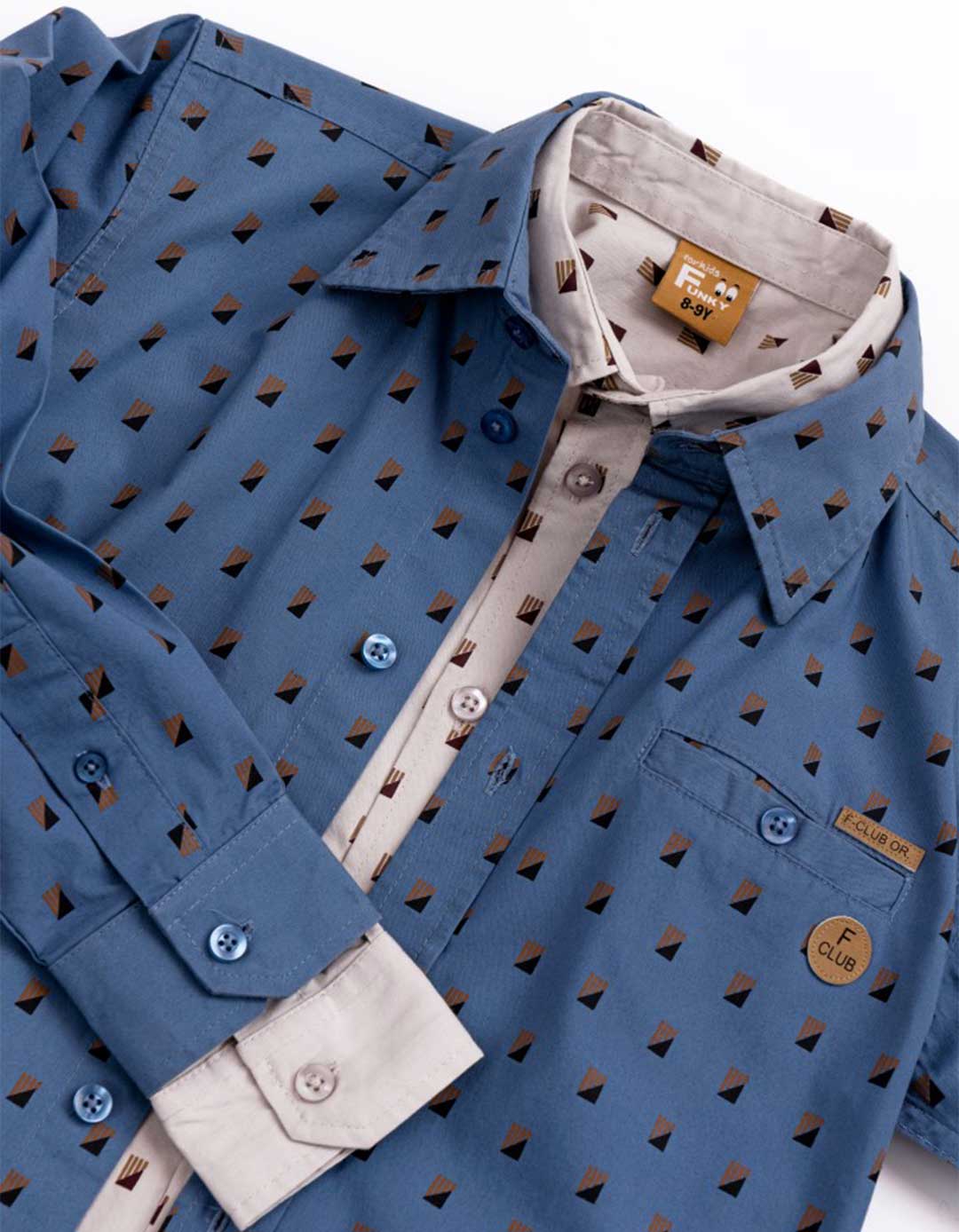 Πουκάμισο μακρυμάνικο για αγόρι , σε χρώμα γαλάζιο, Regular Fit, 100% βαμβάκι. Πουκάμισο μακρυμάνικο για αγόρι , σε χρώμα γαλάζιο, Regular Fit, 100% βαμβάκι.