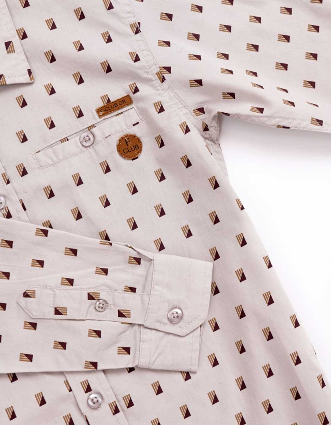 Πουκάμισο μακρυμάνικο για αγόρι , σε χρώμα μπεζ, Regular Fit, 100% βαμβάκι. Πουκάμισο μακρυμάνικο για αγόρι , σε χρώμα μπεζ, Regular Fit, 100% βαμβάκι.