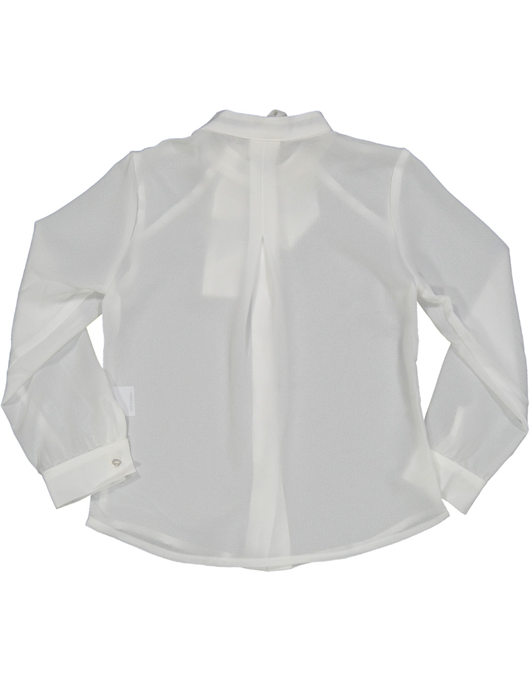 Πουκάμισο σατέν για κορίτσι λευκό, Regular Fit, 100% πολυεστέρας. Πουκάμισο σατέν για κορίτσι λευκό, Regular Fit, 100% πολυεστέρας.