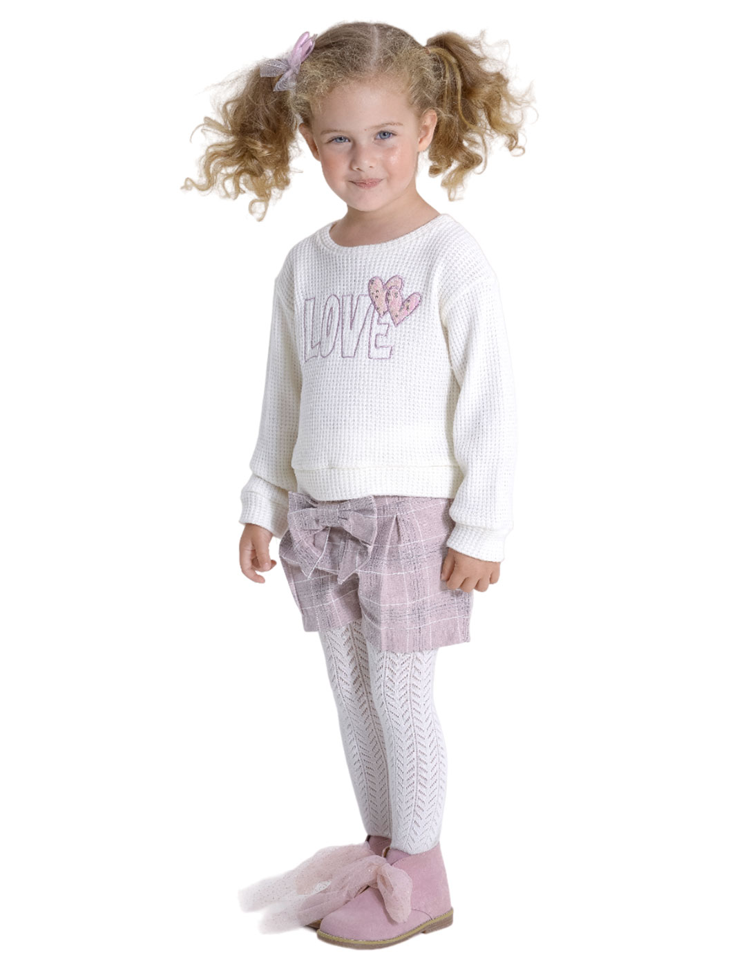 Παιδικό σετ για κορίτσι αμάνικο μπλούζα και σορτς, ροζ-εκρού, Regular Fit, 50% πολυεστέρας, 30% νάιλον, 20% βισκόζη. Παιδικό σετ για κορίτσι αμάνικο μπλούζα και σορτς, ροζ-εκρού, Regular Fit, 50% πολυεστέρας, 30% νάιλον, 20% βισκόζη.