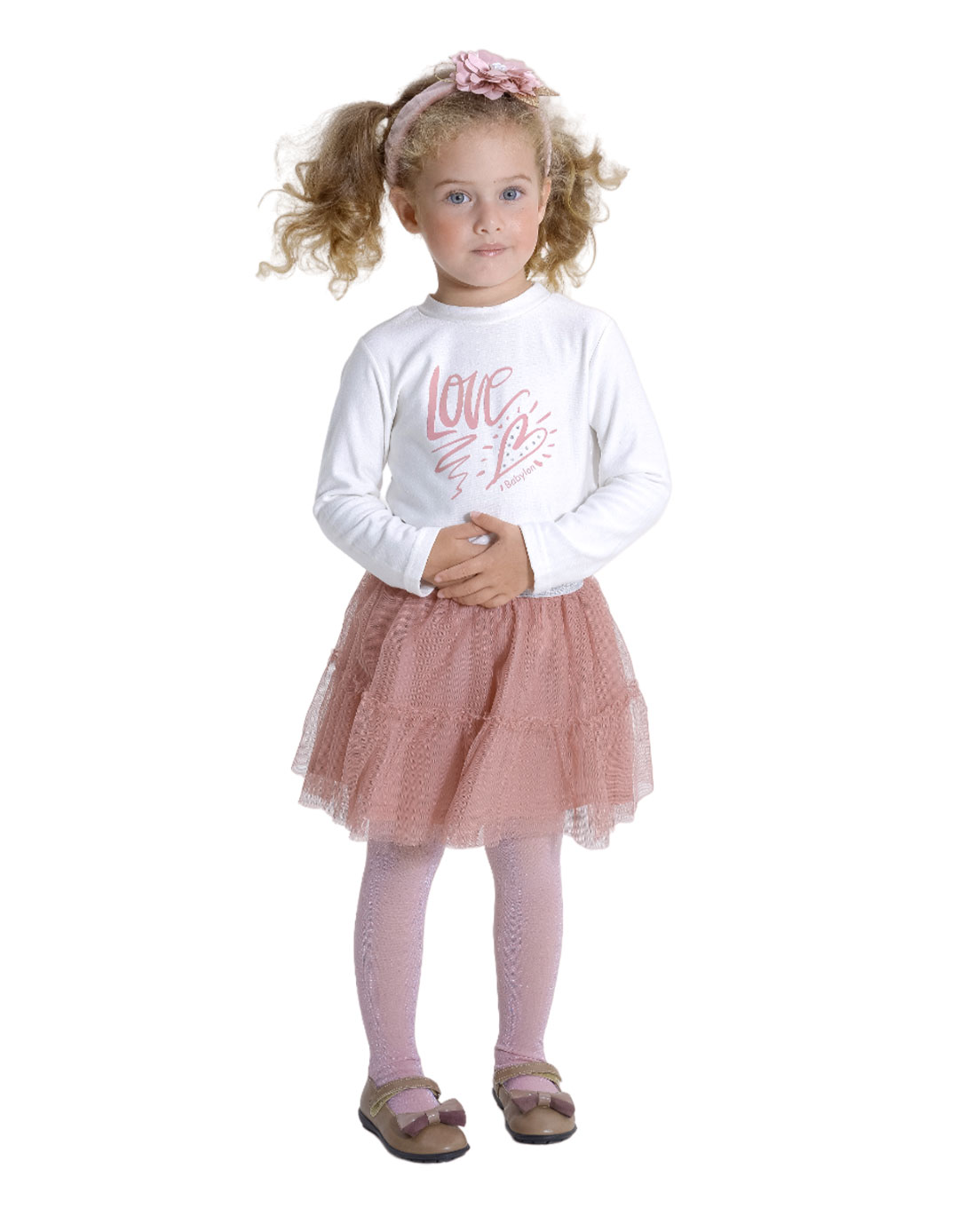 Σετ φούστα και μπλούζα για κορίτσι εκρού-ροζ, Regular Fit, 20%βαμβάκι, 28%βισκόζη, 48%πολυεστέρας, 4%ελαστάνη. Σετ φούστα και μπλούζα για κορίτσι εκρού-ροζ, Regular Fit, 20%βαμβάκι, 28%βισκόζη, 48%πολυεστέρας, 4%ελαστάνη.