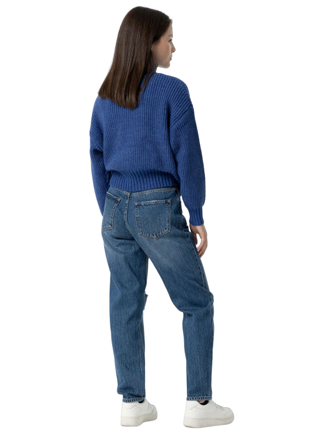 Τζιν κορίτσι ψηλόμεσο Mom Fit Tiffosi Παιδικό τζιν κορίτσι ψηλόμεσο Mom Fit Tiffosi