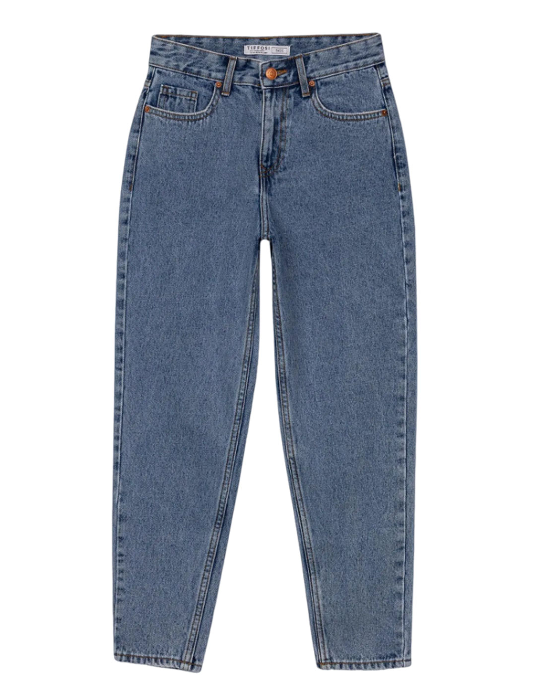 Παντελόνι τζιν για κορίτσι, μπλε, Regular Fit, 99% βαμβάκι, 1% ελαστάνη. Παντελόνι τζιν για κορίτσι, μπλε, Regular Fit, 99% βαμβάκι, 1% ελαστάνη.