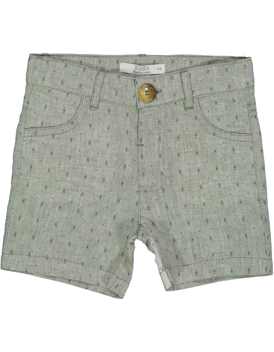 Βερμούδα λινή για αγόρι Βεραμάν, Regular Fit, 55% βαμβάκι, 55% λινό.
