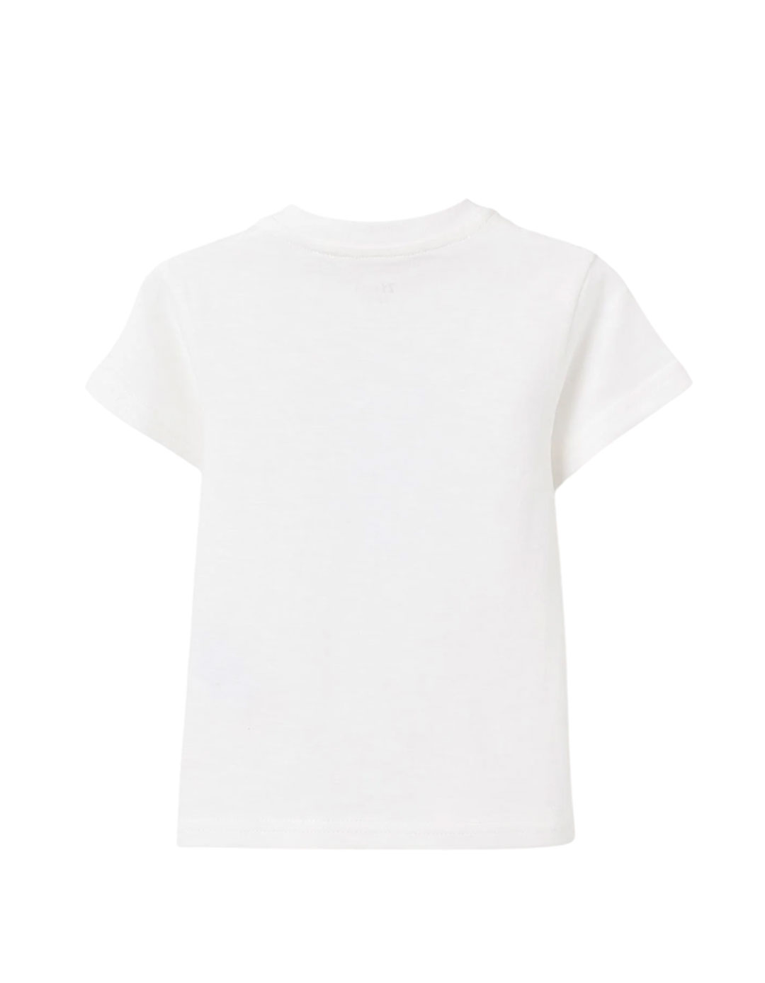 Zippy Βρεφικό Κοντομάνικο Μπλουζάκι με Σχέδιο – 100% Βαμβάκι (9-36 Μηνών) λευκό,Slim Fit.