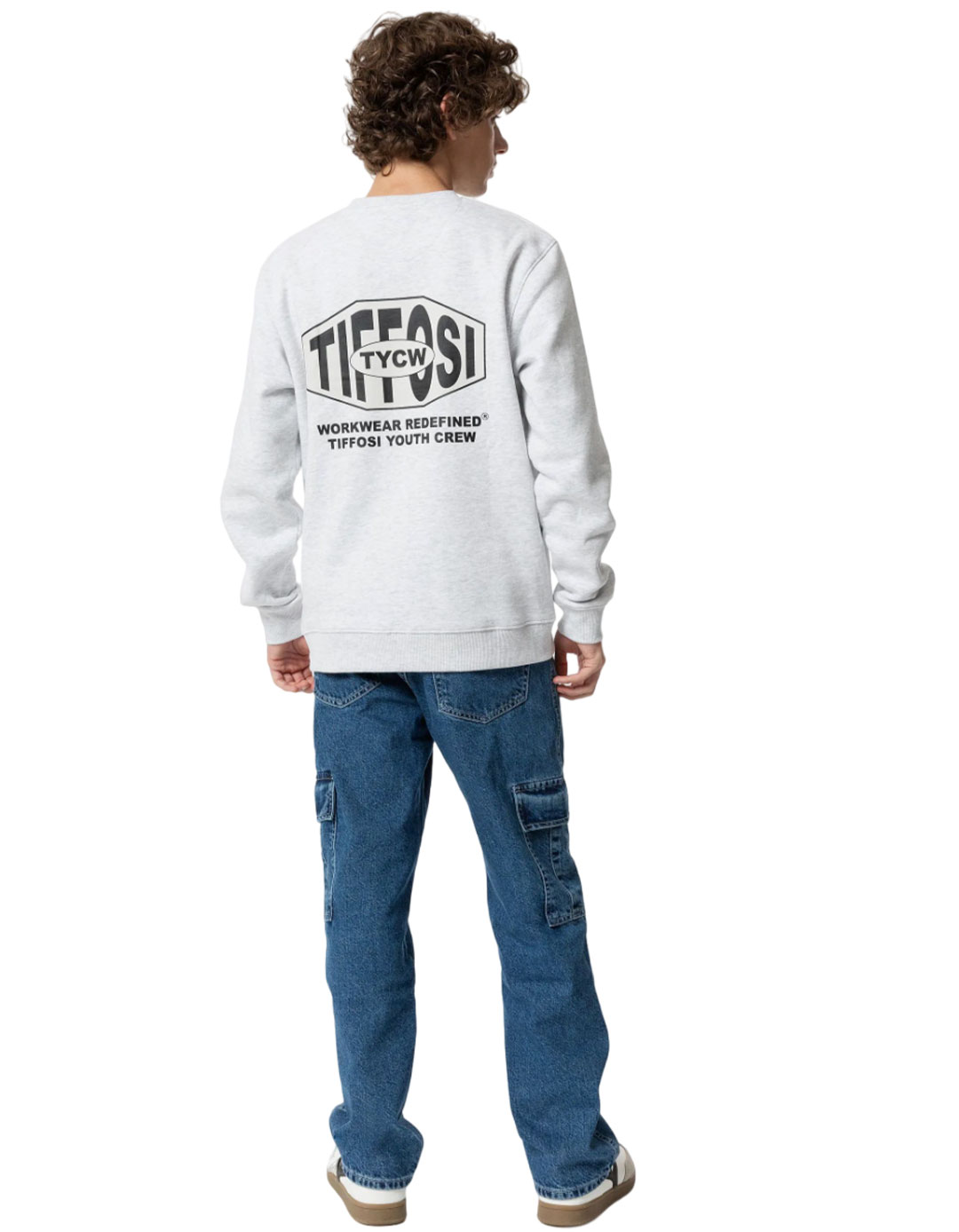 Τζιν cargo αγόρι Tiffosi μπλε wide leg Παιδικό τζιν cargo αγόρι Tiffosi wide leg μπλε