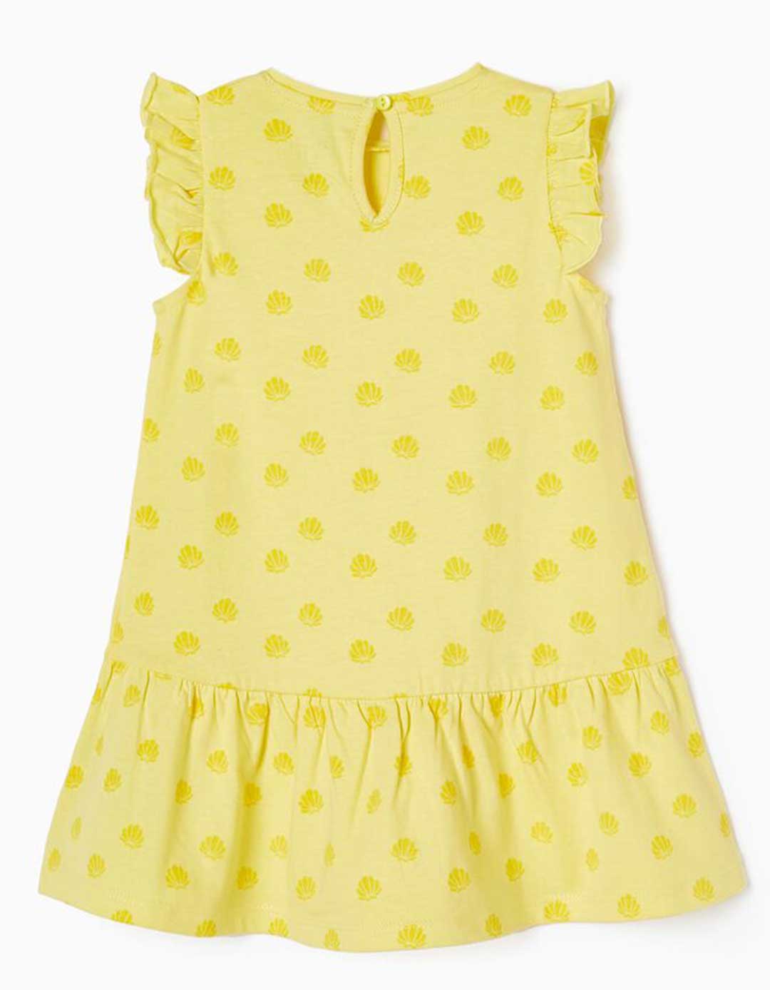 Σετ δύο φορέματα  για κοριτσάκι, ροζ/κίτρινο, Slim Fit, 100% βαμβάκι. Σετ δύο φορέματα  για κοριτσάκι, ροζ/κίτρινο, Slim Fit, 100% βαμβάκι.