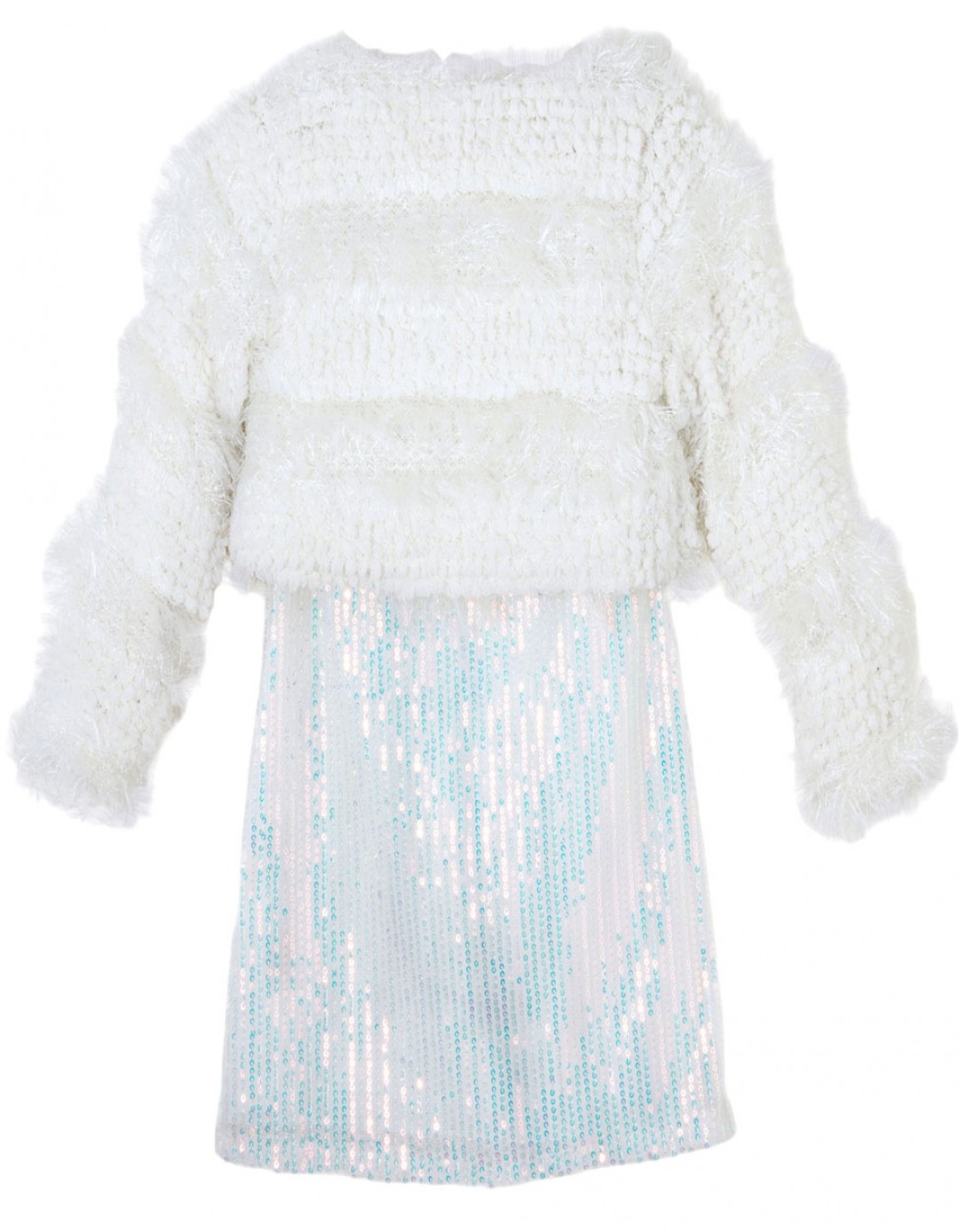 Φόρεμα πάγου Babylon Fashion με μπολερό για κορίτσι 2-7 ετών Παιδικό φόρεμα πάγου με μπολερό για κορίτσι Babylon Fashion