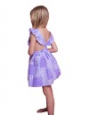 Φόρεμα λιλά για κορίτσι,80%cotton20%pes,regular fit.