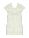 Λευκό καλοκαιρινό φόρεμα για κορίτσι με παγιέτες93%Pes-7%Sp.Regular Fit.