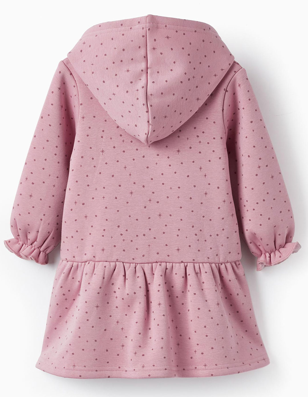 Μακρυμάνικο φόρεμα για κορίτσι με κουκούλα, λιλά, Slim Fit, 29% βαμβάκι, 68% πολυεστέρας, 3% ελαστάνη. Μακρυμάνικο φόρεμα για κορίτσι με κουκούλα, λιλά, Slim Fit, 29% βαμβάκι, 68% πολυεστέρας, 3% ελαστάνη.