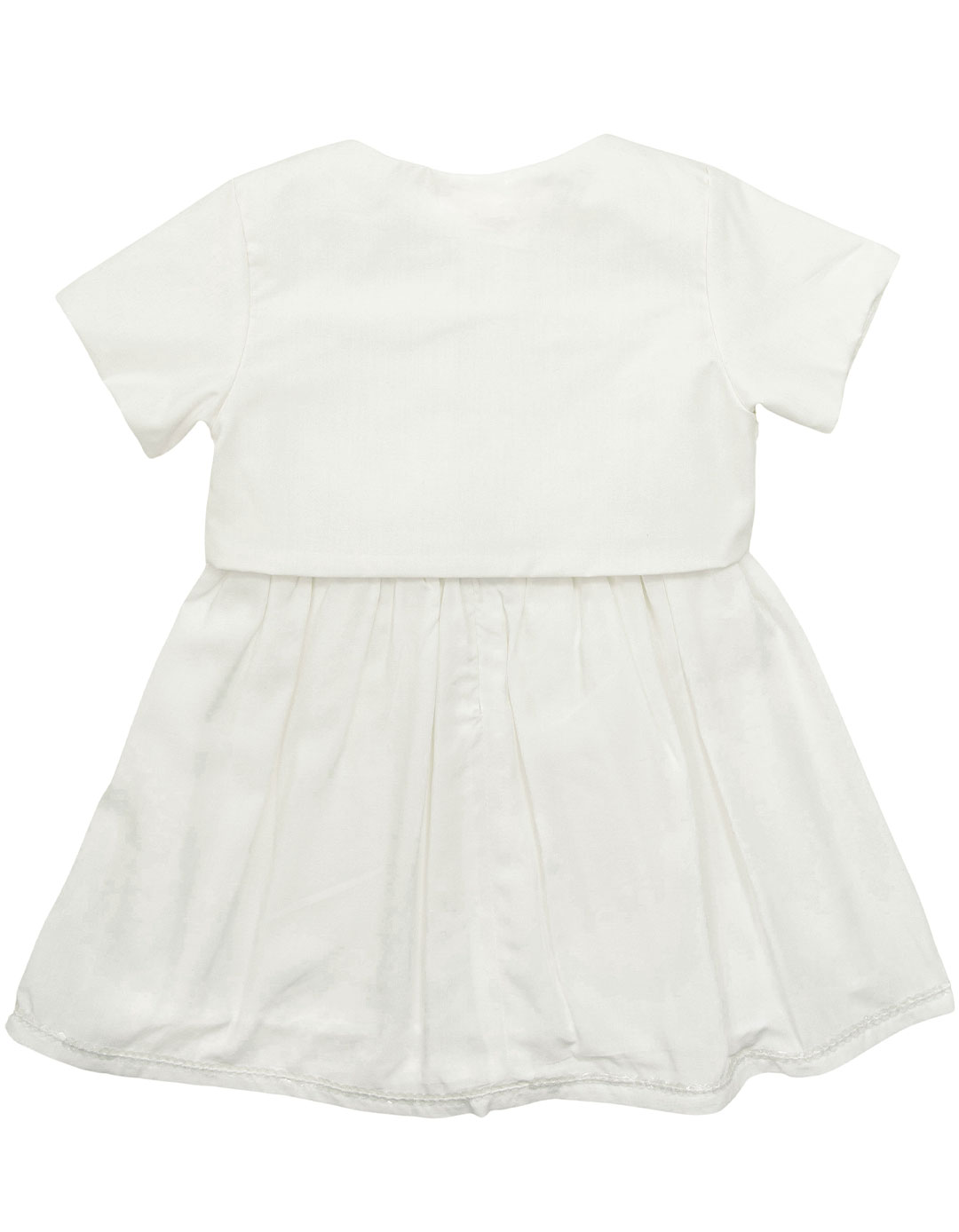 Σετ φόρεμα και μπολερό για κορίτσι ,εκρού, Regular Fit, 50% COTT, 30%VIS, 20%P. Σετ φόρεμα και μπολερό για κορίτσι ,εκρού, Regular Fit, 50% COTT, 30%VIS, 20%P.