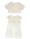 Φόρεμα και μπολερό για κορίτσι σε μπεζ απόχρωση ,Regular Fit,69%cotton9%ny1%ea20%visc1%lx.