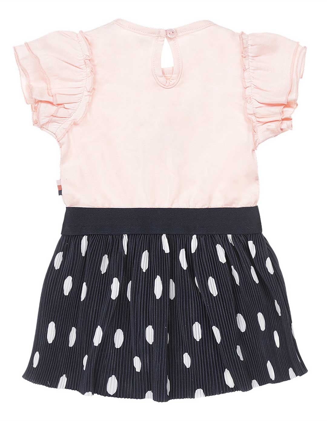 Φόρεμα βρεφικό για κορίτσι ροζ μπλε, Regular Fit, 100% βαμβάκι. Φόρεμα βρεφικό για κορίτσι ροζ μπλε, Regular Fit, 100% βαμβάκι.