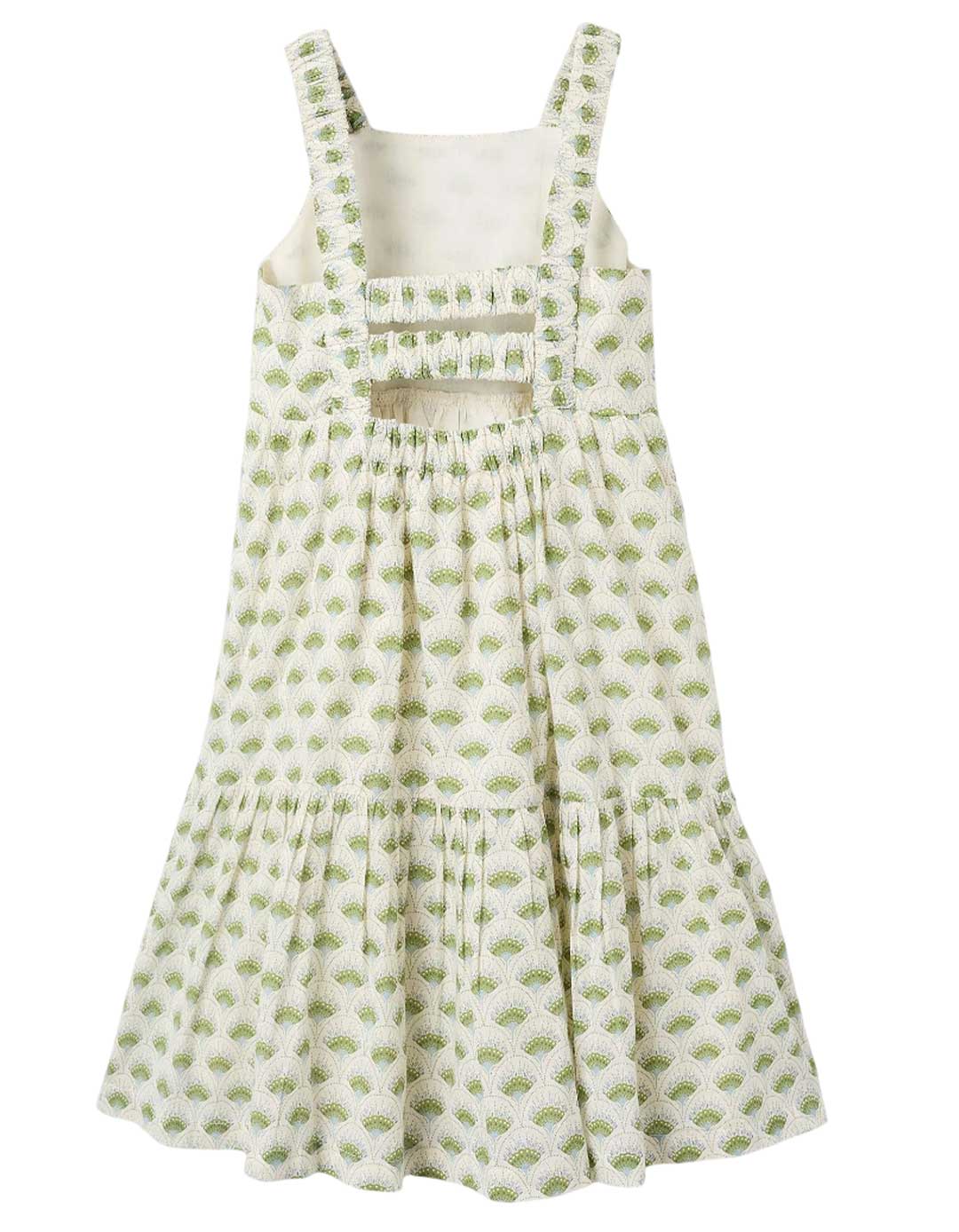 Παιδικό καλοκαιρινό φόρεμα με τιράντες Zippy από 100% βαμβάκι.Πράσινο.Slim Fit.  Παιδικό καλοκαιρινό φόρεμα με τιράντες Zippy από 100% βαμβάκι.Πράσινο.Slim Fit.