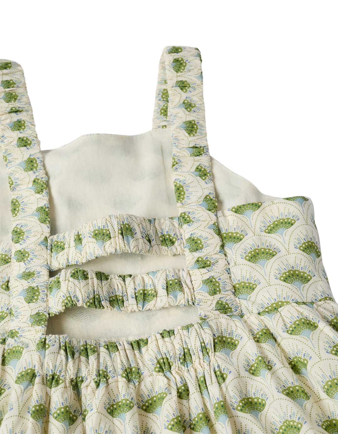 Παιδικό καλοκαιρινό φόρεμα με τιράντες Zippy από 100% βαμβάκι.Πράσινο.Slim Fit.  Παιδικό καλοκαιρινό φόρεμα με τιράντες Zippy από 100% βαμβάκι.Πράσινο.Slim Fit.